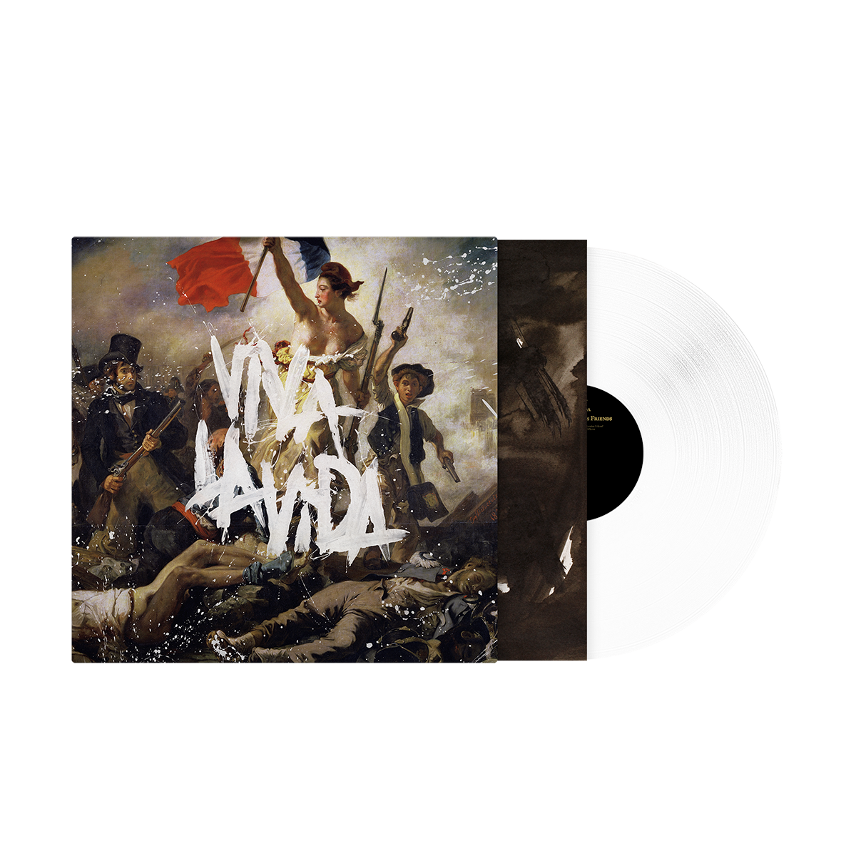 VIVA LA VIDA OR DEATH AND ALL HIS FRIENDS CLEAR ECORECORD LP