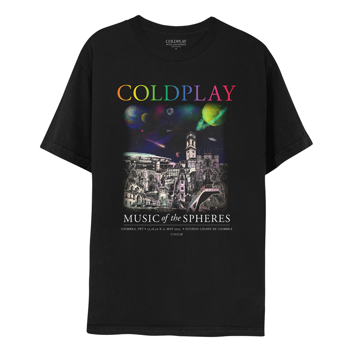COIMBRA MAY 17 2023 MUSIC OF THE SPHERES TOUR TEE - Limited Edition