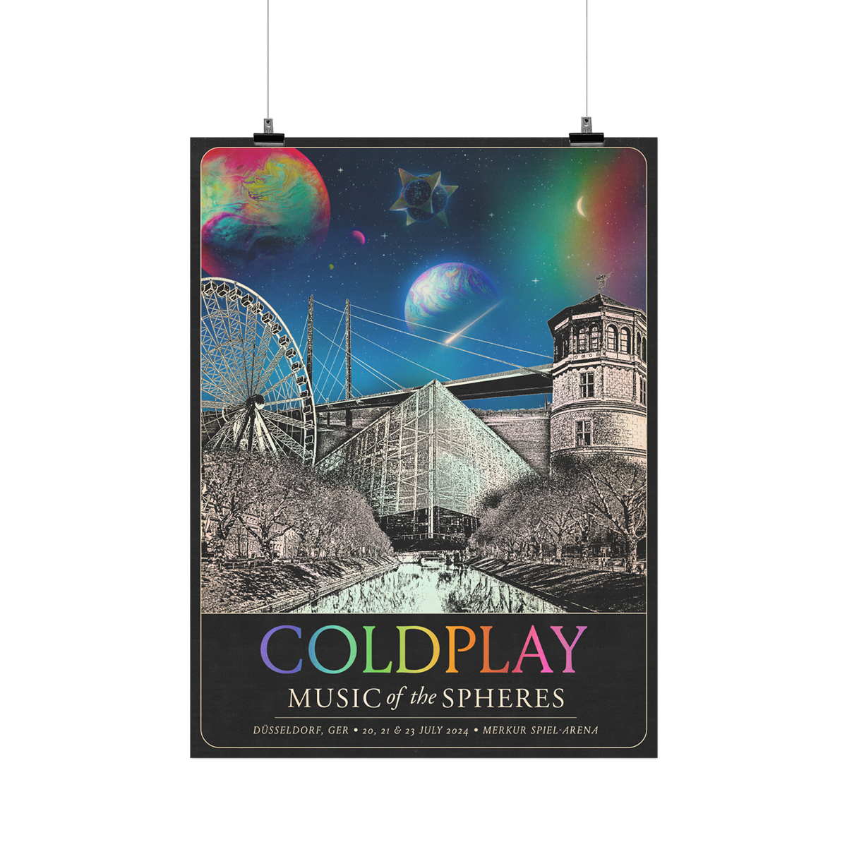 COLDPLAY 日本1500枚限定 リトグラフ　ポスター COLDPLAY 日本1500枚限定 リトグラフポスター