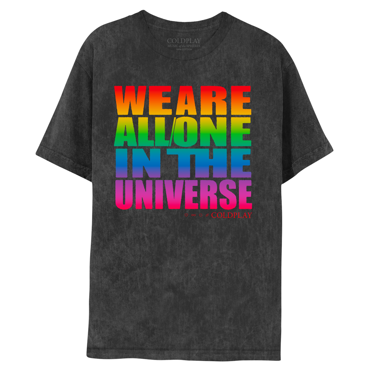 We Are All/One In The Universe Music Of The Spheres World Tour 2024 Adult Tee