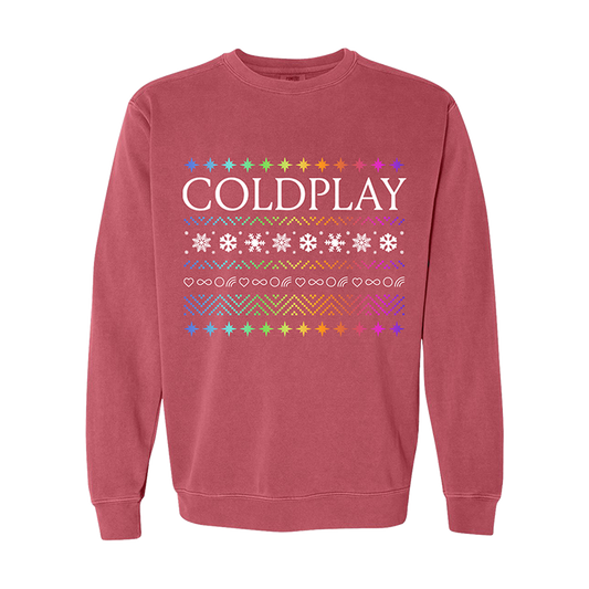 COLDPLAY HOLIDAY CREWNECK