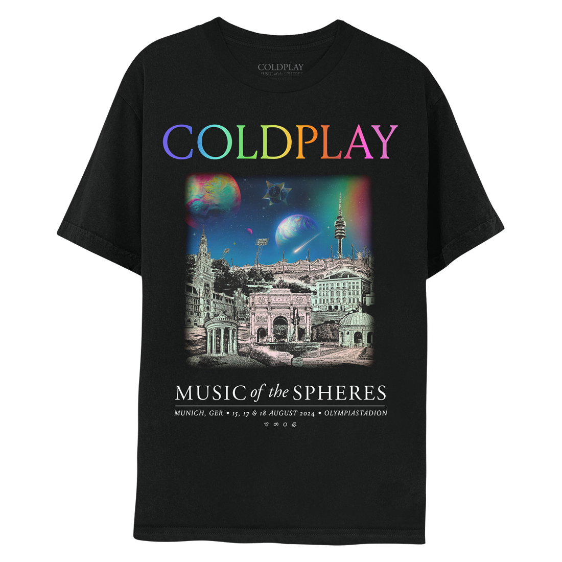 Munich August 2024 Music Of The Spheres Limited Edition Tour Tee