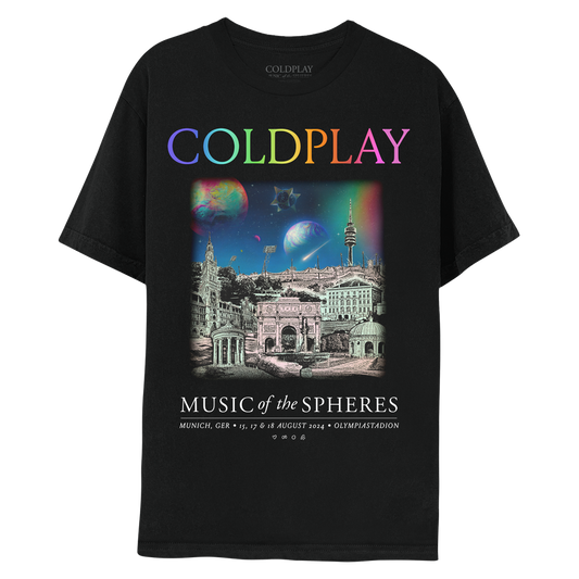 Munich August 2024 Music Of The Spheres Limited Edition Tour Tee