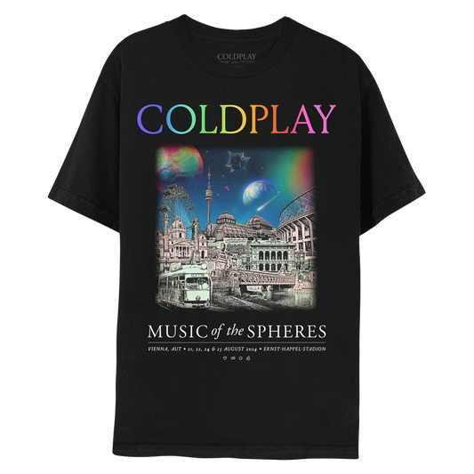 Vienna August 2024 Music Of The Spheres Limited Edition Tour Tee