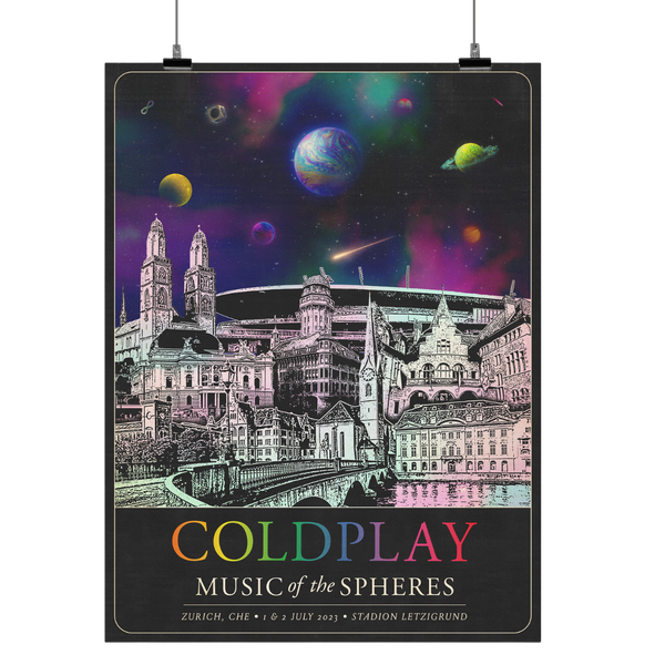 Coldplay Live In Tokyo 2017 Japanese Promo Handbill