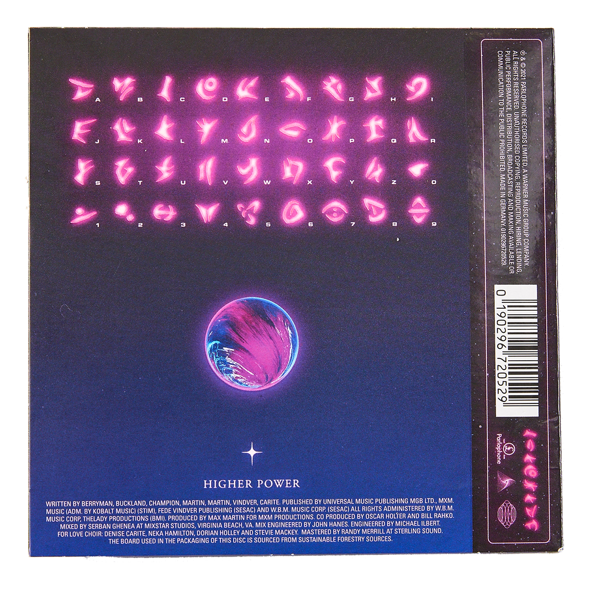 HIGHER POWER - CD SINGLE