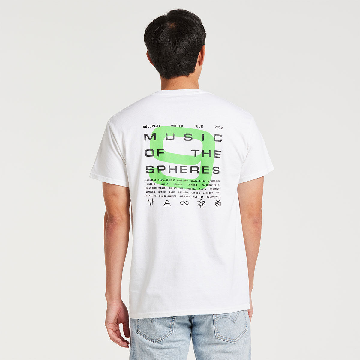 2022 World Tour 9 White Tee