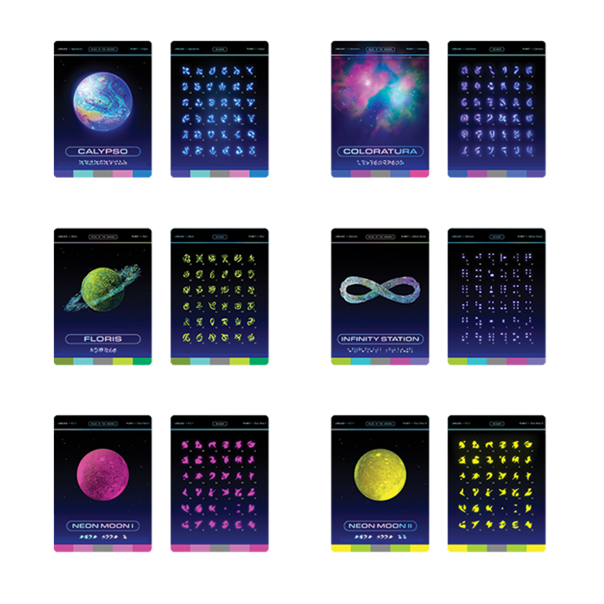Music Of The Spheres - Pack Of 12 Trading Cards