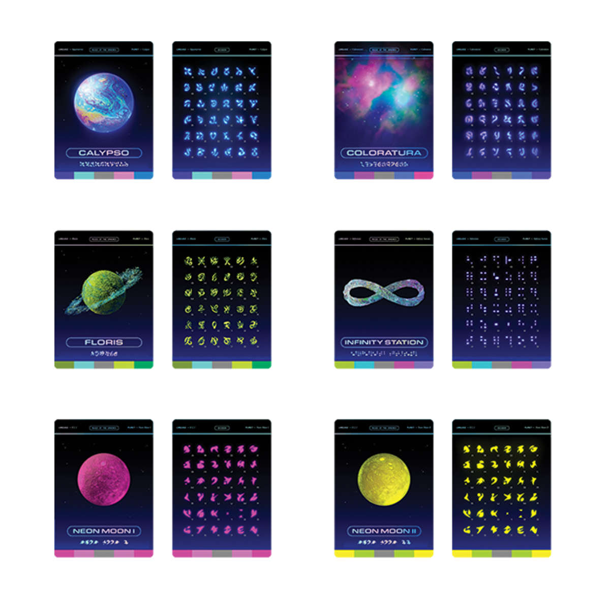 Music Of The Spheres - Pack Of 12 Trading Cards – Coldplay EU